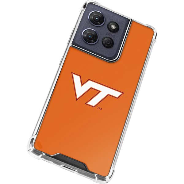 Virginia Tech University Orange Moto G Play 5G (2025) Clear Case