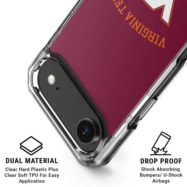 Virginia Tech University VT iPhone 17 Air Clear Case