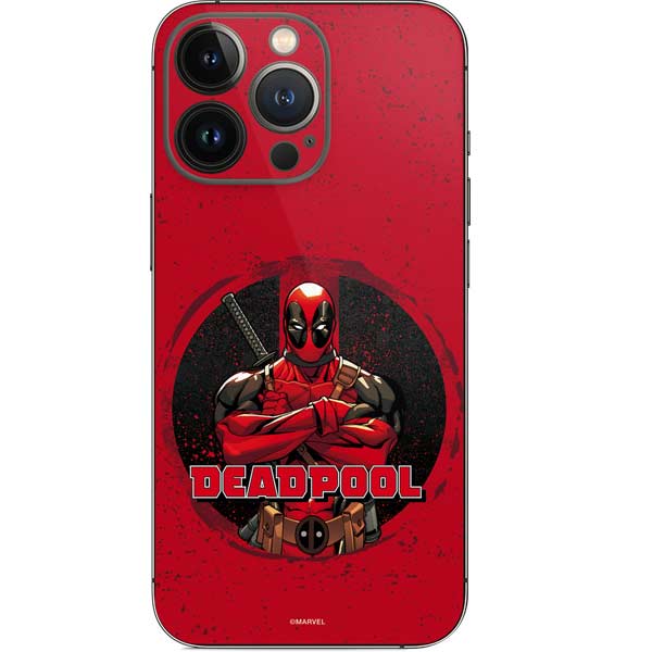 Marvel Deadpool Wade Wilson iPhone 15 Pro Skin