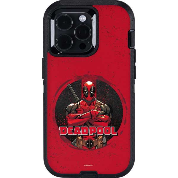 Marvel Deadpool Wade Wilson Otterbox Defender iPhone Skin