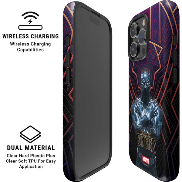 Marvel Black Panther Wakanda Salute iPhone 16 Pro Max Magsafe Impact Case