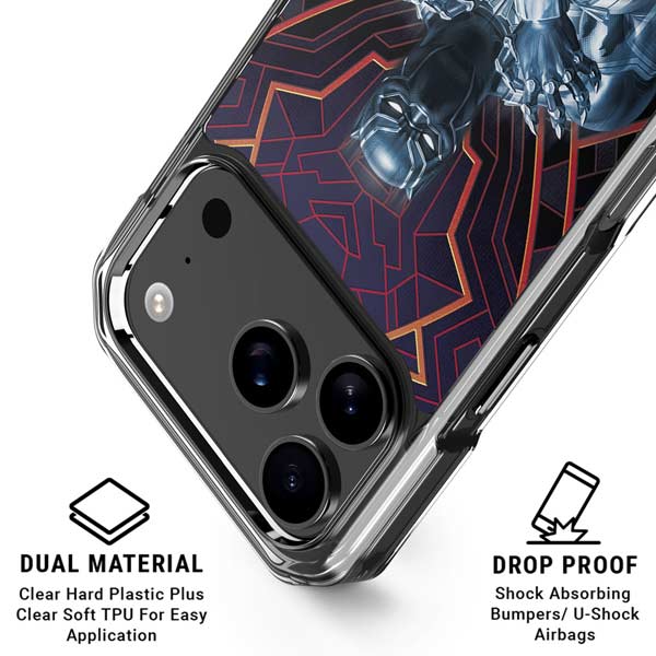 Marvel Black Panther Wakanda Salute iPhone 17 Pro Clear Case