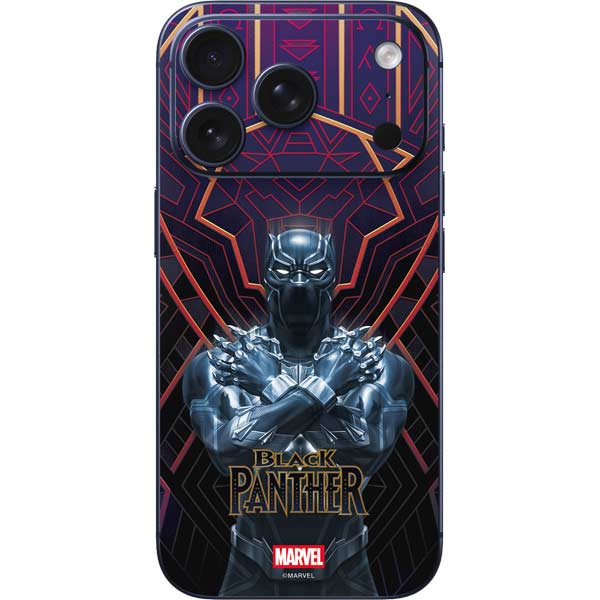 Marvel Black Panther Wakanda Salute iPhone 17 Pro Max Skin