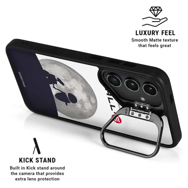 Disney Wall-E And Eve Galaxy S26 Plus Kickstand Case