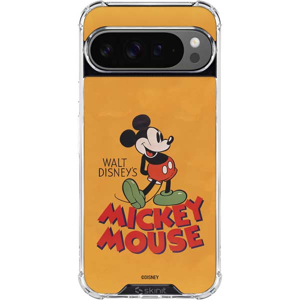 Disney Mickey Mouse Walt Disney Classic Character Google Pixel 10 Pro Clear Case