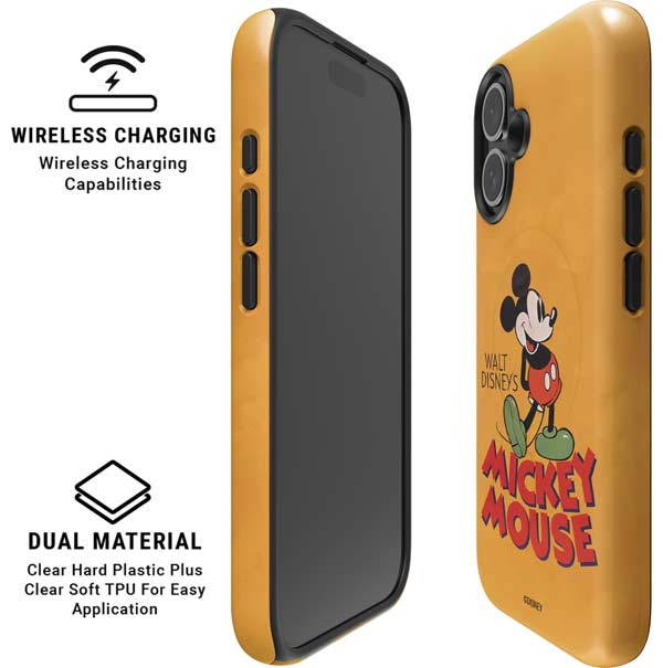 Disney Mickey Mouse Walt Disney Classic Character iPhone 16 Magsafe Impact Case