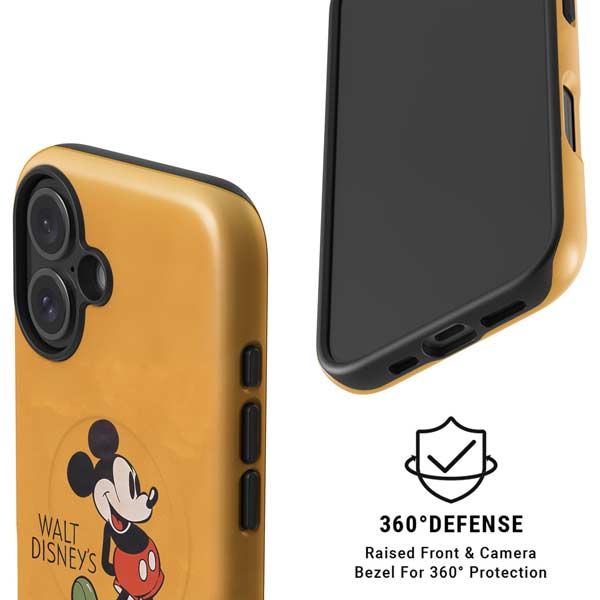 Disney Mickey Mouse Walt Disney Classic Character iPhone 16 Plus Magsafe Impact Case