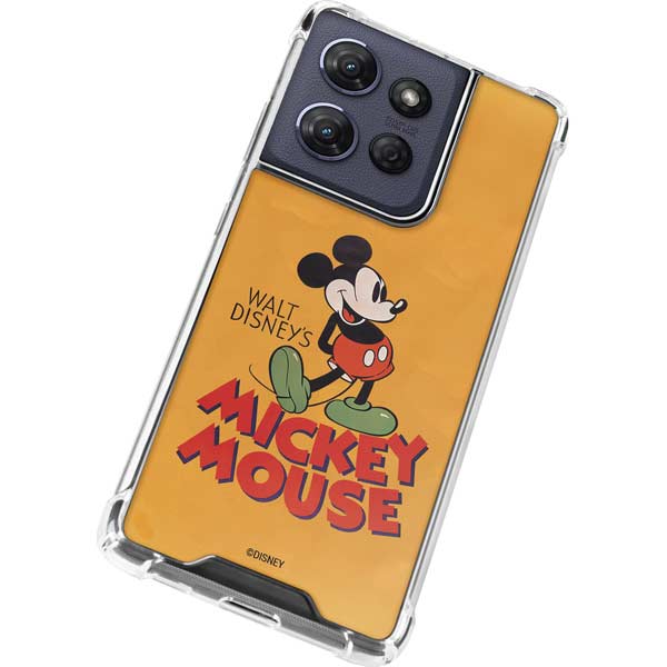 Disney Mickey Mouse Walt Disney Classic Character Moto G 5G (2025) Clear Case
