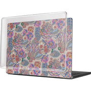 Warm Taupe Floral MacBook Pro 14in (2021-24) Case plus Skin