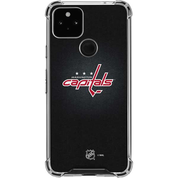 NHL Washington Capitals Black Background Pixel Cases