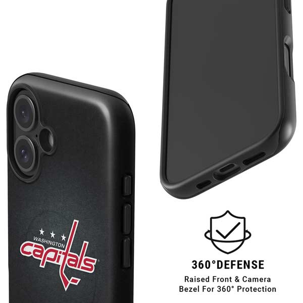 NHL Washington Capitals Black Background iPhone 16 Magsafe Impact Case