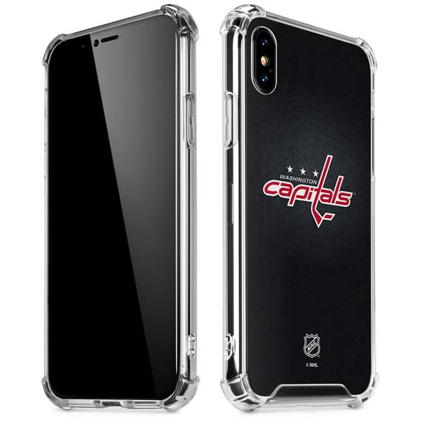 NHL Washington Capitals Black Background iPhone X/XS Clear Case