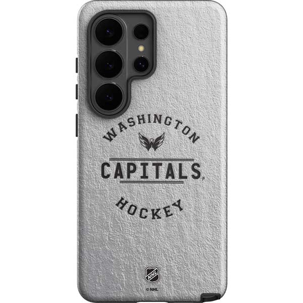 NHL Washington Capitals Black Text Galaxy S26 Ultra Impact Case