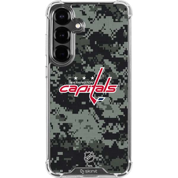 NHL Washington Capitals Camo Galaxy S26 Clear Case