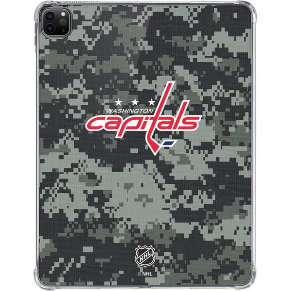 NHL Washington Capitals Camo iPad Pro 11in (2024) Clear Case