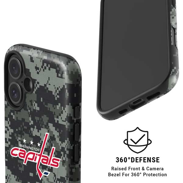 NHL Washington Capitals Camo iPhone 16 Magsafe Impact Case