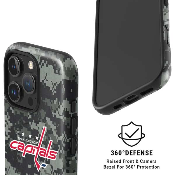 NHL Washington Capitals Camo iPhone 16 Pro Magsafe Impact Case