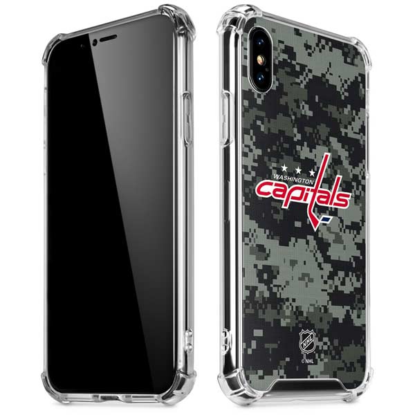 NHL Washington Capitals Camo iPhone X/XS Clear Case