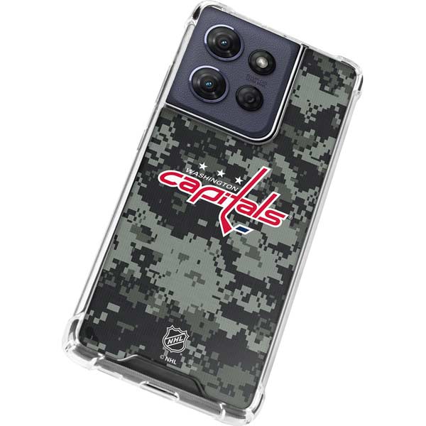 NHL Washington Capitals Camo Moto G Power 5G (2025) Clear Case