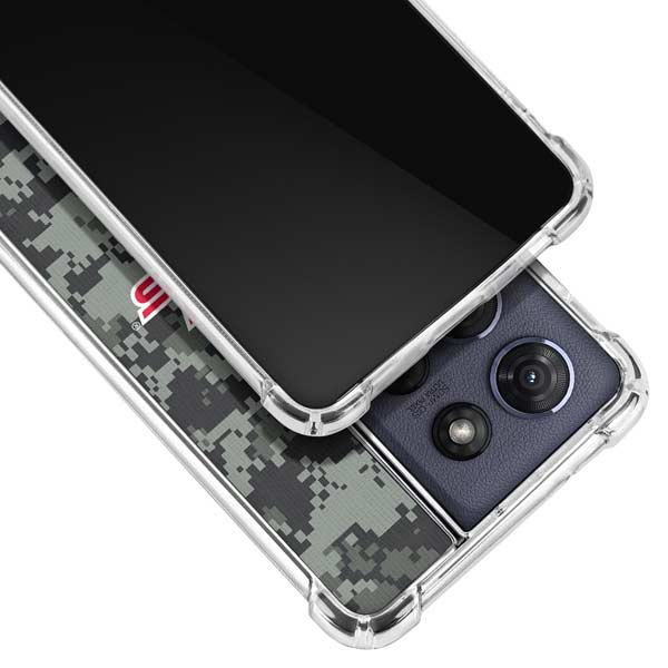 NHL Washington Capitals Camo Moto G Power 5G (2025) Clear Case