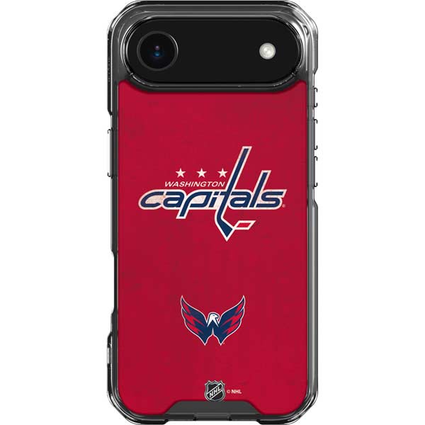 NHL Washington Capitals Distressed iPhone 17 Air Clear Case