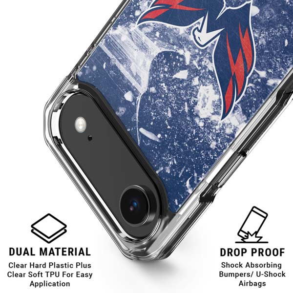 NHL Washington Capitals Frozen iPhone 17 Air Clear Case