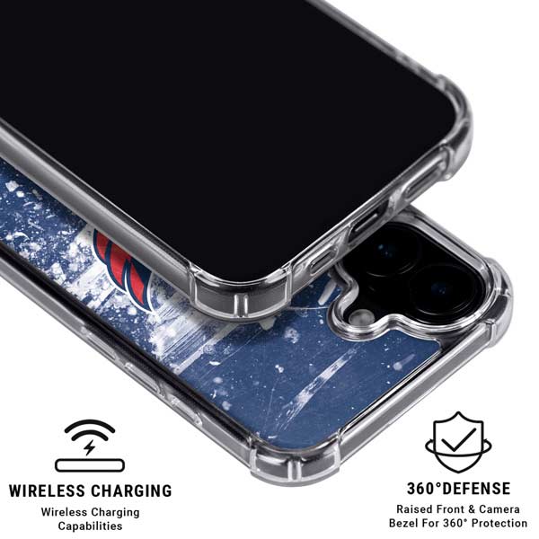 NHL Washington Capitals Frozen iPhone 17 Clear Case