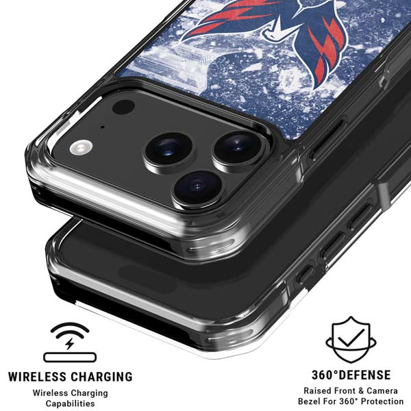 NHL Washington Capitals Frozen iPhone 17 Pro Clear Case