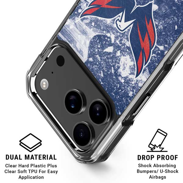NHL Washington Capitals Frozen iPhone 17 Pro Clear Case