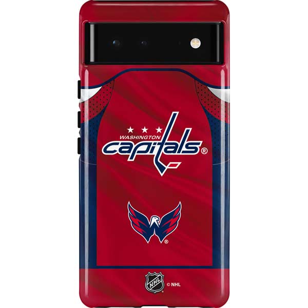 NHL Washington Capitals Home Jersey Pixel Cases