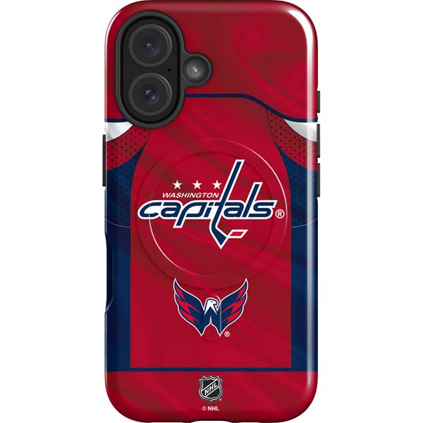 NHL Washington Capitals Home Jersey iPhone 16 Magsafe Impact Case