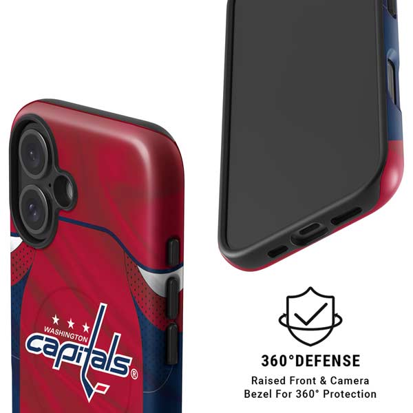 NHL Washington Capitals Home Jersey iPhone 16 Magsafe Impact Case