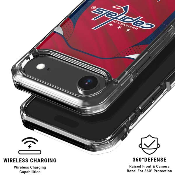 NHL Washington Capitals Home Jersey iPhone 17 Air Clear Case