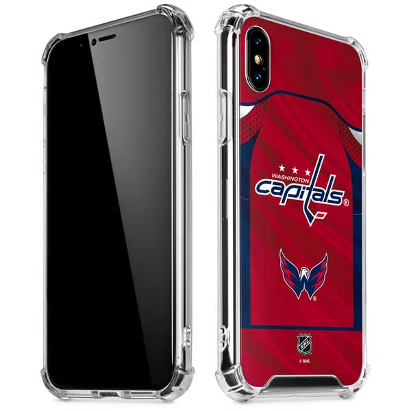 NHL Washington Capitals Home Jersey iPhone X/XS Clear Case