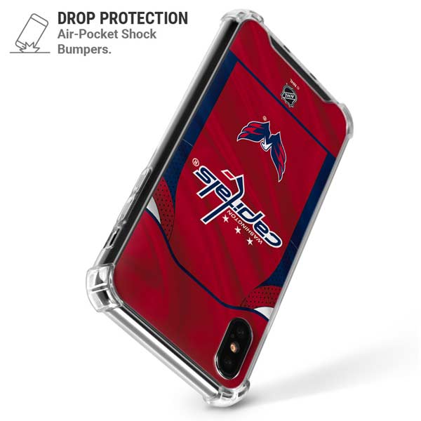 NHL Washington Capitals Home Jersey iPhone X/XS Clear Case