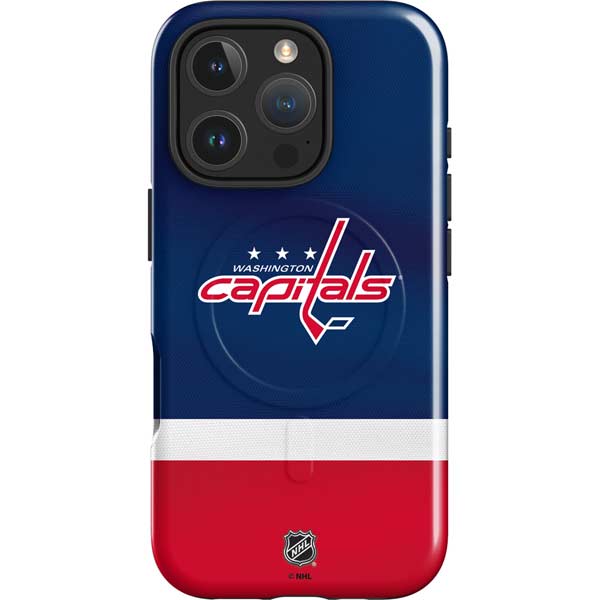 NHL Washington Capitals Jersey iPhone 16 Pro Magsafe Impact Case