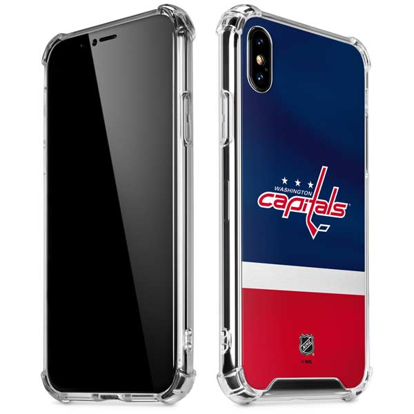 NHL Washington Capitals Jersey iPhone X/XS Clear Case