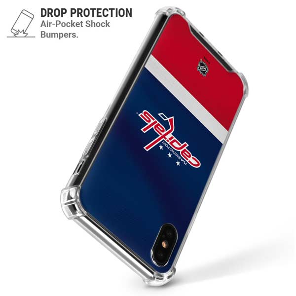 NHL Washington Capitals Jersey iPhone X/XS Clear Case