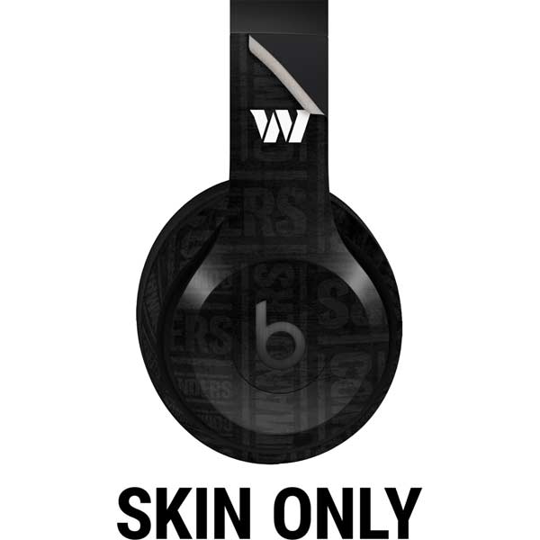 NFL Washington Commanders Black and White Beats Studio Pro Wireless Headphones Skin