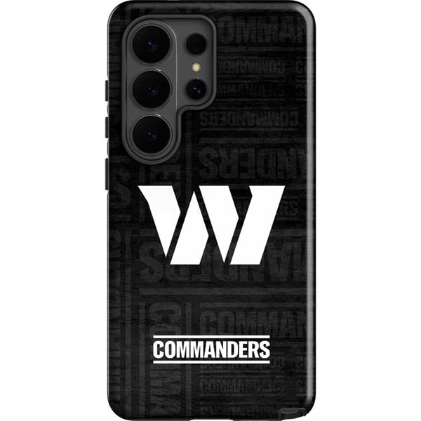NFL Washington Commanders Black and White Galaxy S26 Ultra Impact Case