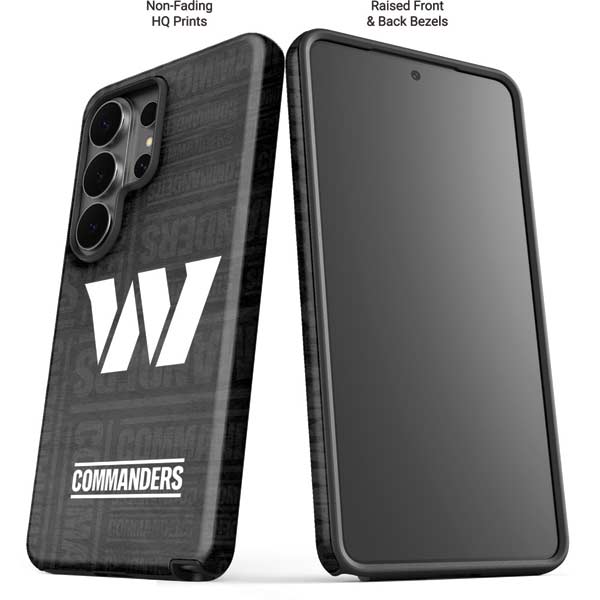 NFL Washington Commanders Black and White Galaxy S26 Ultra Impact Case