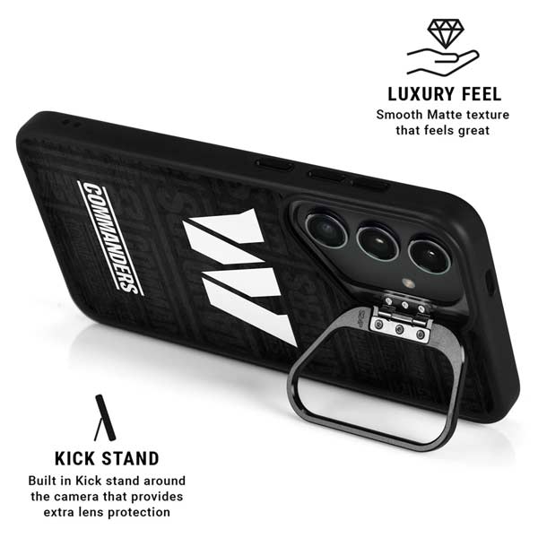 NFL Washington Commanders Black and White Galaxy S26 Ultra Kickstand Case