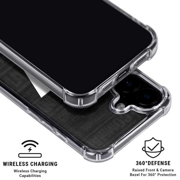 NFL Washington Commanders Black and White iPhone 17 Clear Case