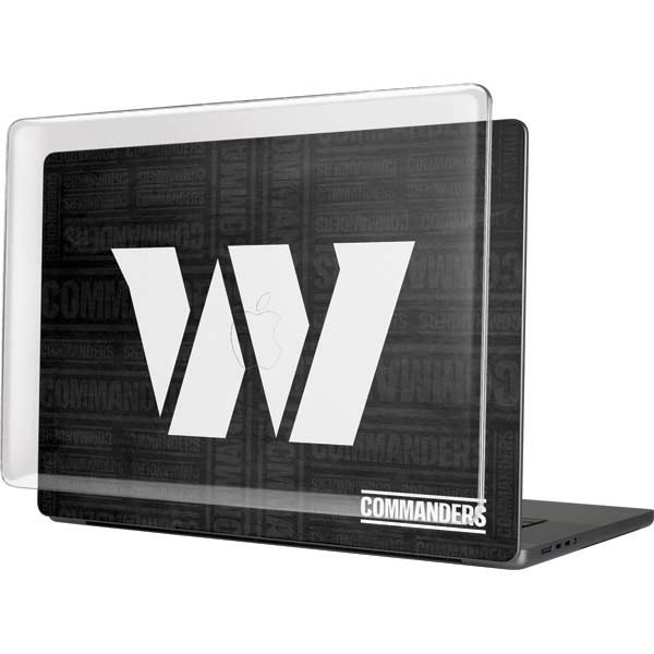 NFL Washington Commanders Black and White MacBook Cases