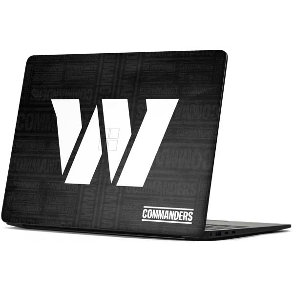 NFL Washington Commanders Black and White Surface Laptop 7 13.8in Skin