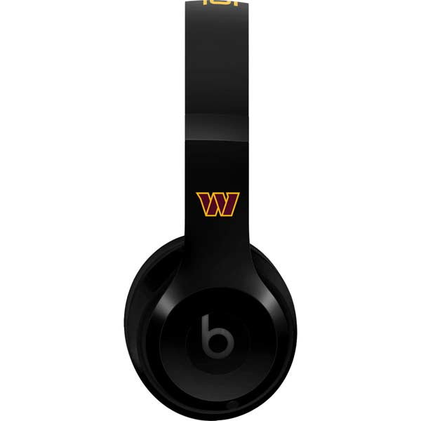NFL Washington Commanders Black Background Beats Studio Pro Wireless Headphones Skin