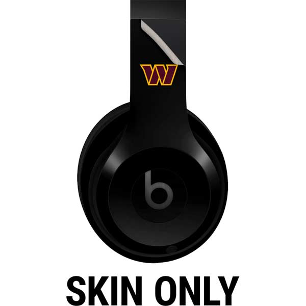 NFL Washington Commanders Black Background Beats Studio Pro Wireless Headphones Skin