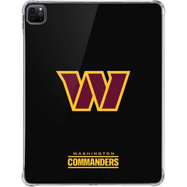 NFL Washington Commanders Black Background iPad Pro 11in (2024) Clear Case
