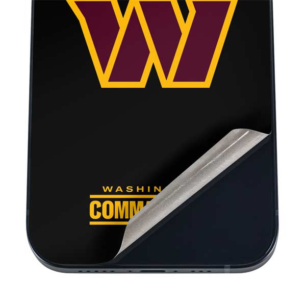 NFL Washington Commanders Black Background iPhone 17 Pro Skin