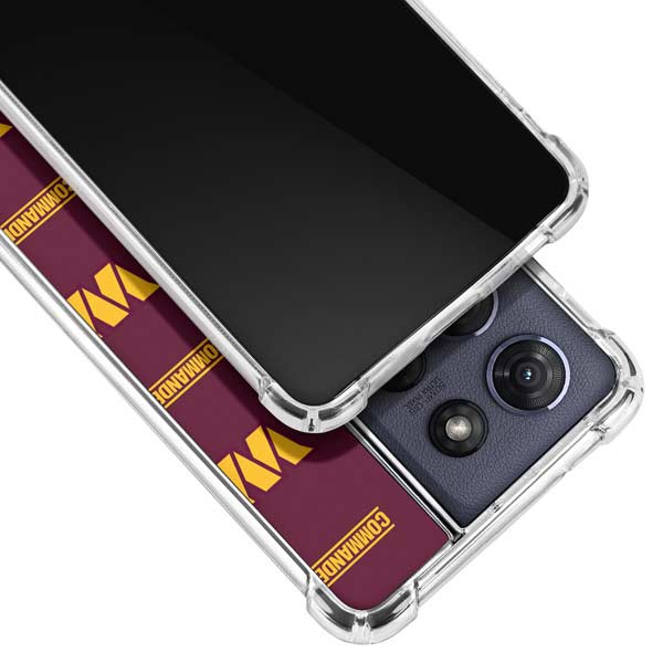 NFL Washington Commanders Blitz Series Moto G Play 5G (2025) Clear Case